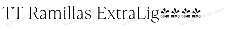 TT Ramillas ExtraLig字体转换
